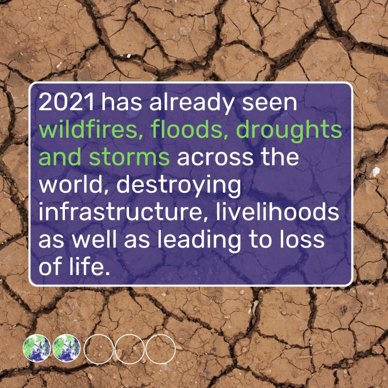 COP26's tweet photo. Why do we need to increase #ClimateAction on loss and damage? Swipe below to find out 👇

#COP26 | #TogetherForOurPlanet