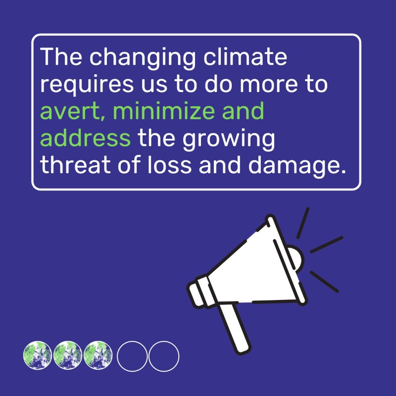 COP26's tweet photo. Why do we need to increase #ClimateAction on loss and damage? Swipe below to find out 👇

#COP26 | #TogetherForOurPlanet