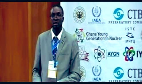GhanaYGN's tweet photo. Dr Stephen Inkoom - Secretary General, Federation of African Medical Physics Organization : speaking on the topic, Role of Medical Applications of Nuclear in Improving Healthcare Post COVID-19 @ AYNS 2021.
#AYNS2021 #Africa4Nuclear @african_ygn @GhanaYGN @AUYouthProgram https://t.co/Ez1o0IW1tm