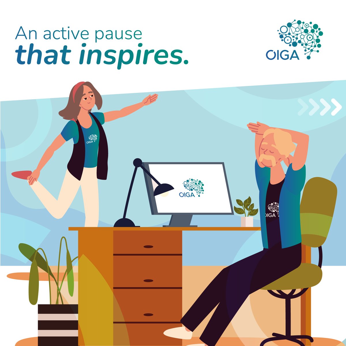 Oiga_tech's tweet photo. Recover your energy with these good examples.🧘‍♀️🧠🚀

#activepauses #activebreaks #AI #BigData #ArtificialIntelligence #Digital #DataScience #Tech #Technology #Software https://t.co/PU7frTq9kE