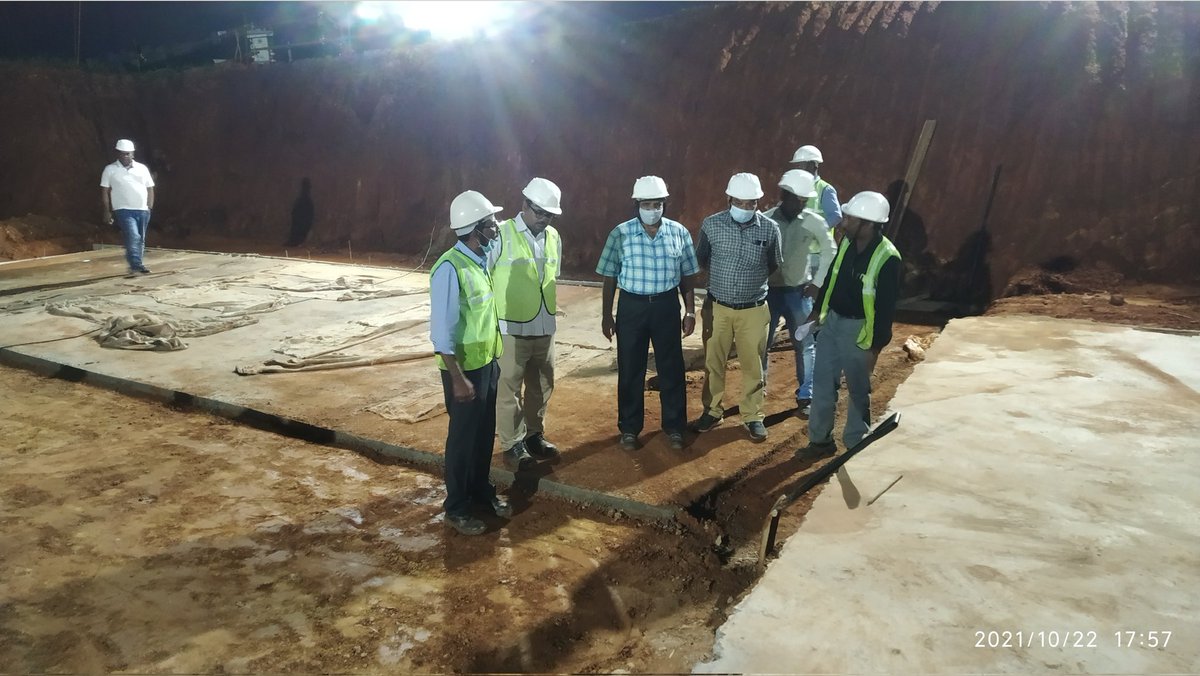 Under <a href="/MoSarkar5T/">MoSarkar 5T</a>, a 650 Bedded Teaching Hospital including nurse &amp; pharmacists quarter is underway at Koraput.
Er. Arun Kumar Sahu, Chief Construction Engineer &amp; <a href="/PWD_Koraput/">PWD Koraput</a> officials inspected all ongoing works at the project site.
Duration of project -30 months from 26.02.21.