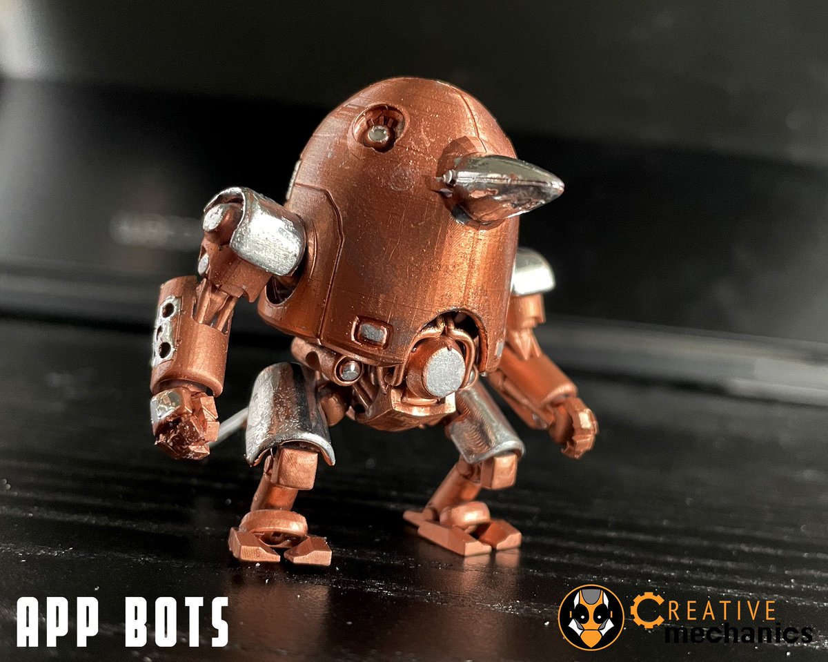 creativemechncs's tweet photo. Brand new App-Bot micro fighters have taken my Etsy shop by storm. Help! Get them out! They will wreck everything!

https://t.co/yjLPvERJKq

#appbot #appbots #socialmediabots #robot #miniaturepainting #minipainting #modelphotography #modelpainting #toyphotography #actionfigures https://t.co/ih0hMGxWJ0