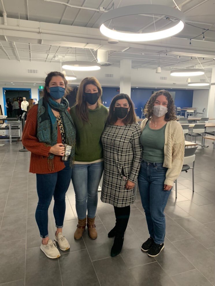 Tea with Timmons 🫖 today at the <a href="/marineinstitute/">Marine Institute, Memorial University</a>!  @vianne_timmons <a href="/MemorialU/">Memorial University</a> <a href="/jennylynn_h2o/">jennifer herbig</a> <a href="/JordanWoolfrey/">Jordan Woolfrey</a>