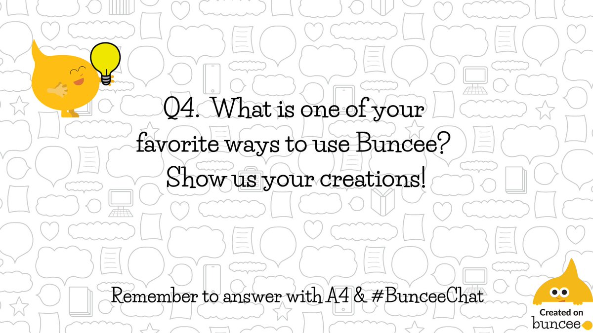 Z_Brarian's tweet image. Last question coming up! Please be sure to respond to each question in the Q4/A4 format!  #BunceeChat