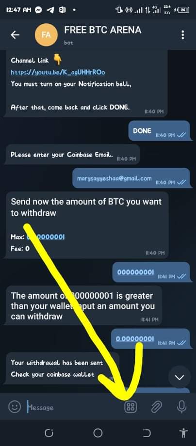 SayyeshaaM's tweet photo. FREE BTC😍😍😍
INSTANT WITHDRAW
NO NEED INVESTMENT
NO NEED INVITE
NO FEE😍😍

Register here::👇👇👇https://t.co/8ZT60tKFdz https://t.co/W12asyKPlu