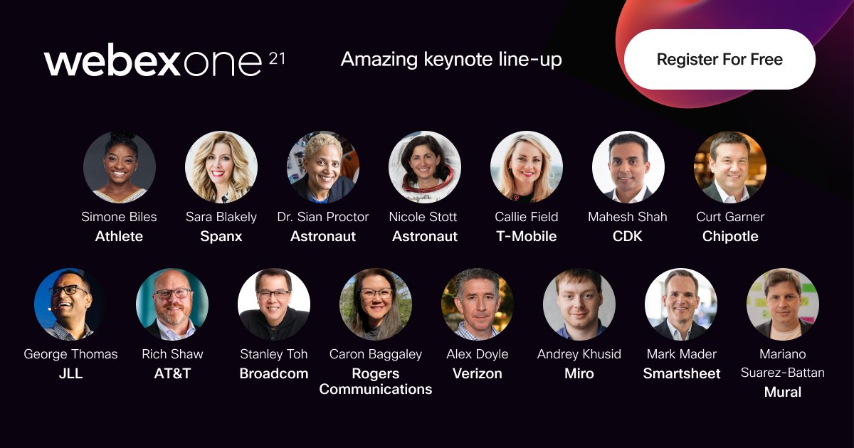 Webex tweet picture