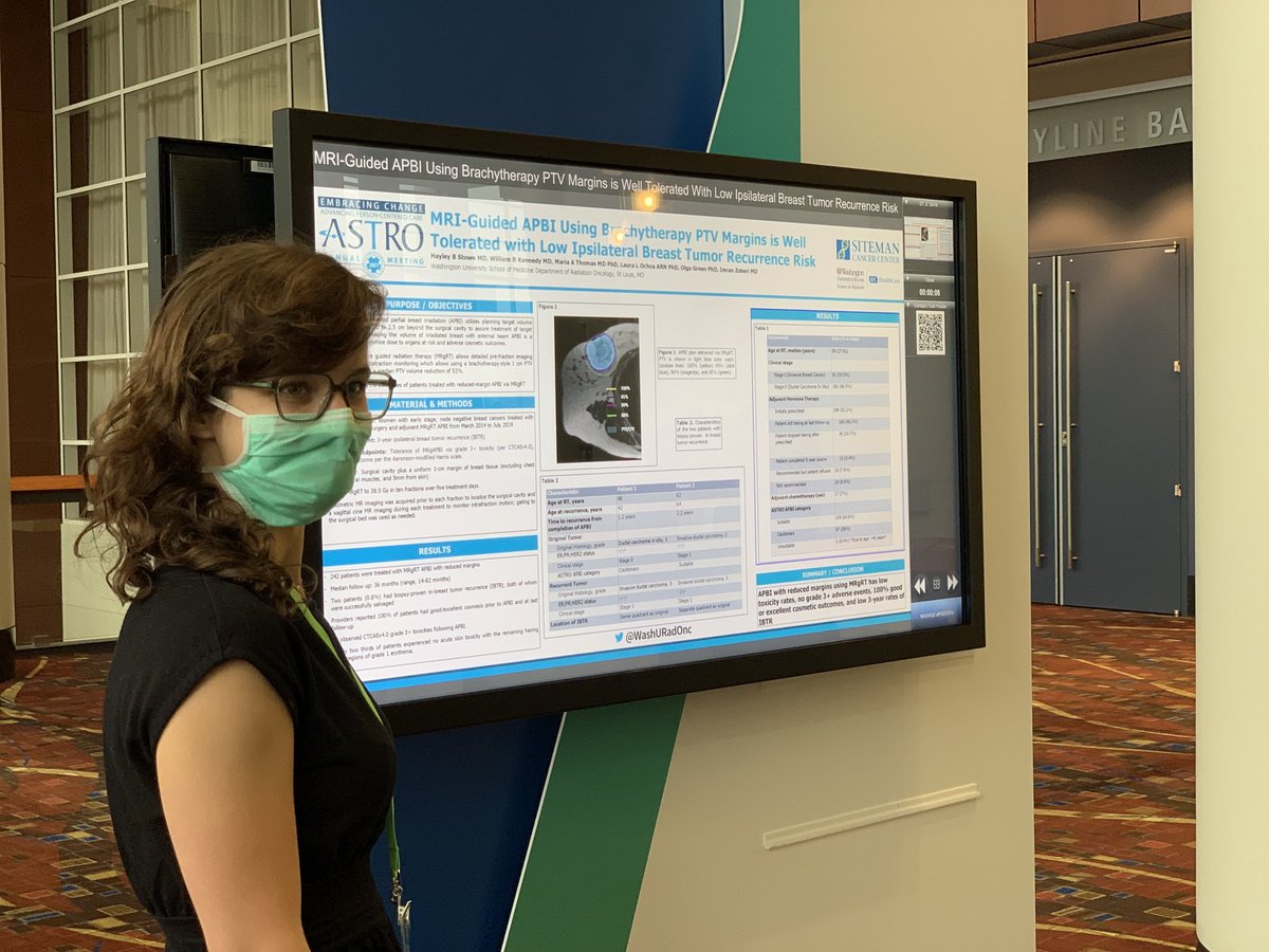 ⁦<a href="/HayleyStoweMD/">Hayley Stowe, MD, MSCI</a>⁩ presenting at #astro21 on MR guided APBI. Can treat similar (small) volumes as brachytherapy. ⁦@WashURadOnc⁩ ⁦<a href="/SitemanCenter/">Siteman Cancer Center</a>⁩ ⁦<a href="/ImranZoberi/">Imran Zoberi</a>⁩