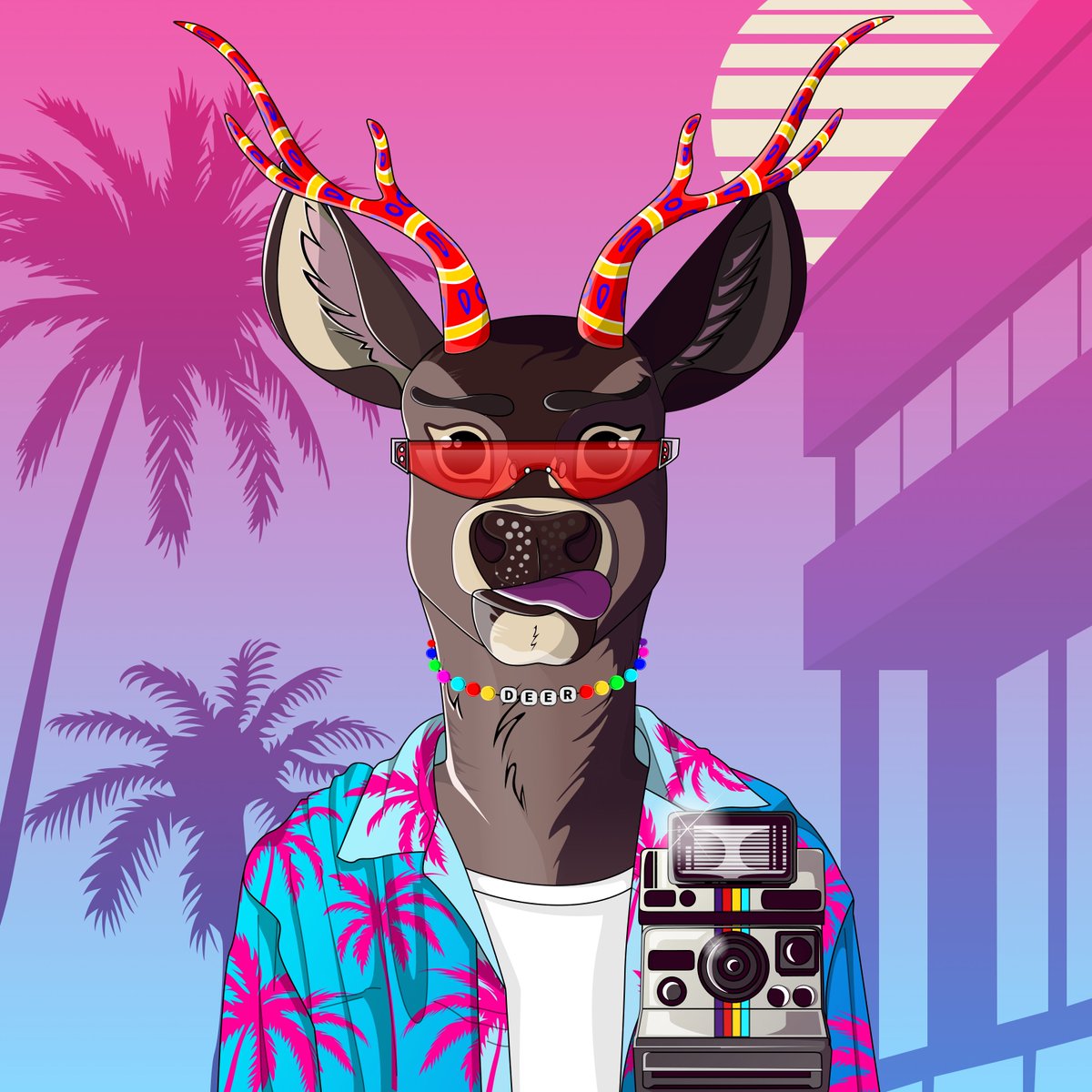 EesherSmt's tweet photo. Blessed AF!!! @RetrowaveDeer #RetrowaveDeer https://t.co/8LuY51UGIN
