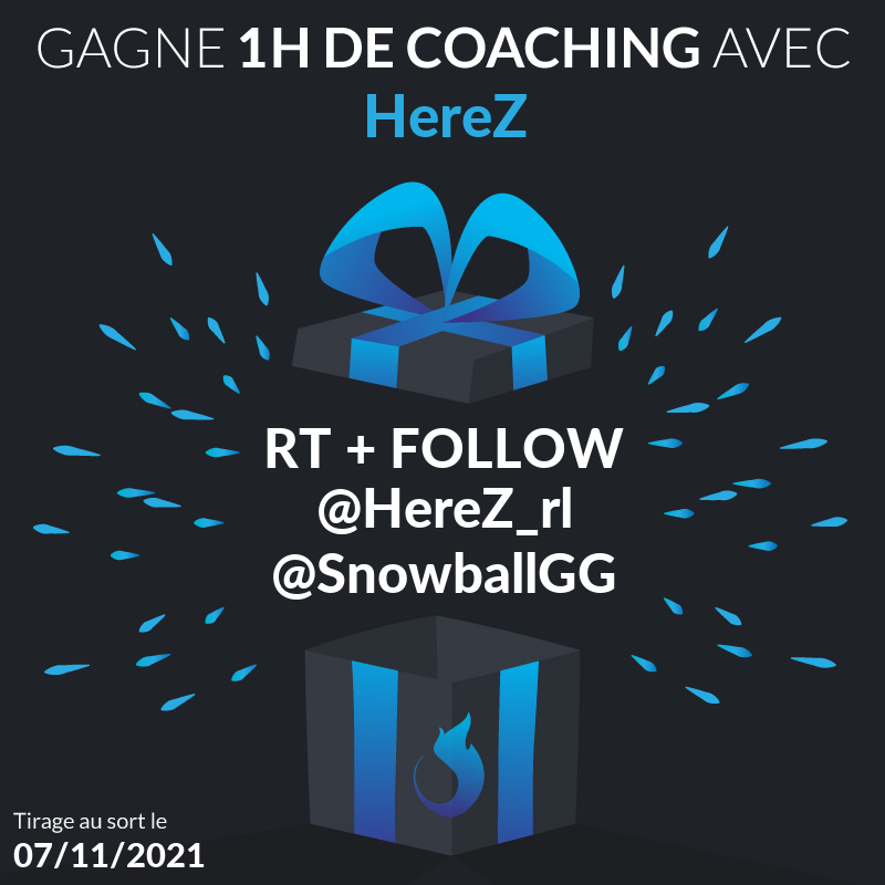 HereZ_rl's tweet photo. #CONCOURS 🎁
Après le maillot MTP je vous fait gagner une heure de coaching tout niveau !

Pour participer :
➡️ #RT ce tweet
➡️ #Follow @HereZ_rl + @SnowballGG 
➡️ @ un ami qui a besoin de progresser
✅ Tirage au sort le 07/11/2021 !

#esport #coaching #RocketLeague https://t.co/Ymv6JMTCX1