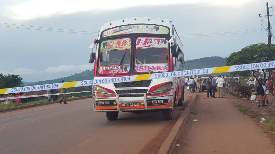 TWO PEOPLE killed, several others injured in bus explosion in Mpigi District, central Uganda, police spokesperson Fred Enanga confirms.