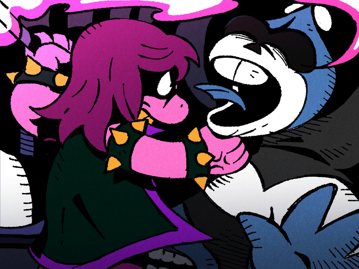 9twoeight's tweet photo. #DELTARUNE #DeltaruneChapter2  
델타룬 챕터 1~2 요약...아마도..... https://t.co/zyetZkDiim