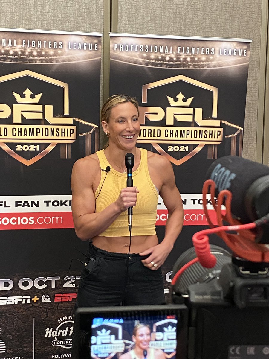 Julia Budd makes her PFL debut this Wednesday.
#PFLChampionship
