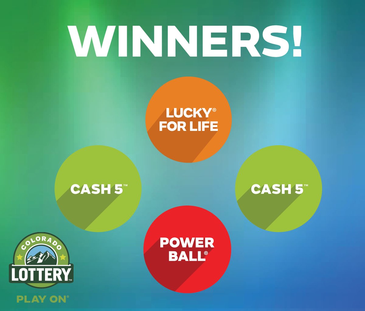 It was a #WinningWeekend in Colorado! We had double Cash 5 winners in Commerce City on Friday night, a Powerball winner in Burlington Saturday, and a Lucky for Life winner in Arvada on Sunday night. Be sure to check your tickets, Colorado! Read more >> https://t.co/EhQeV4hLzX https://t.co/xRSol8kOkb