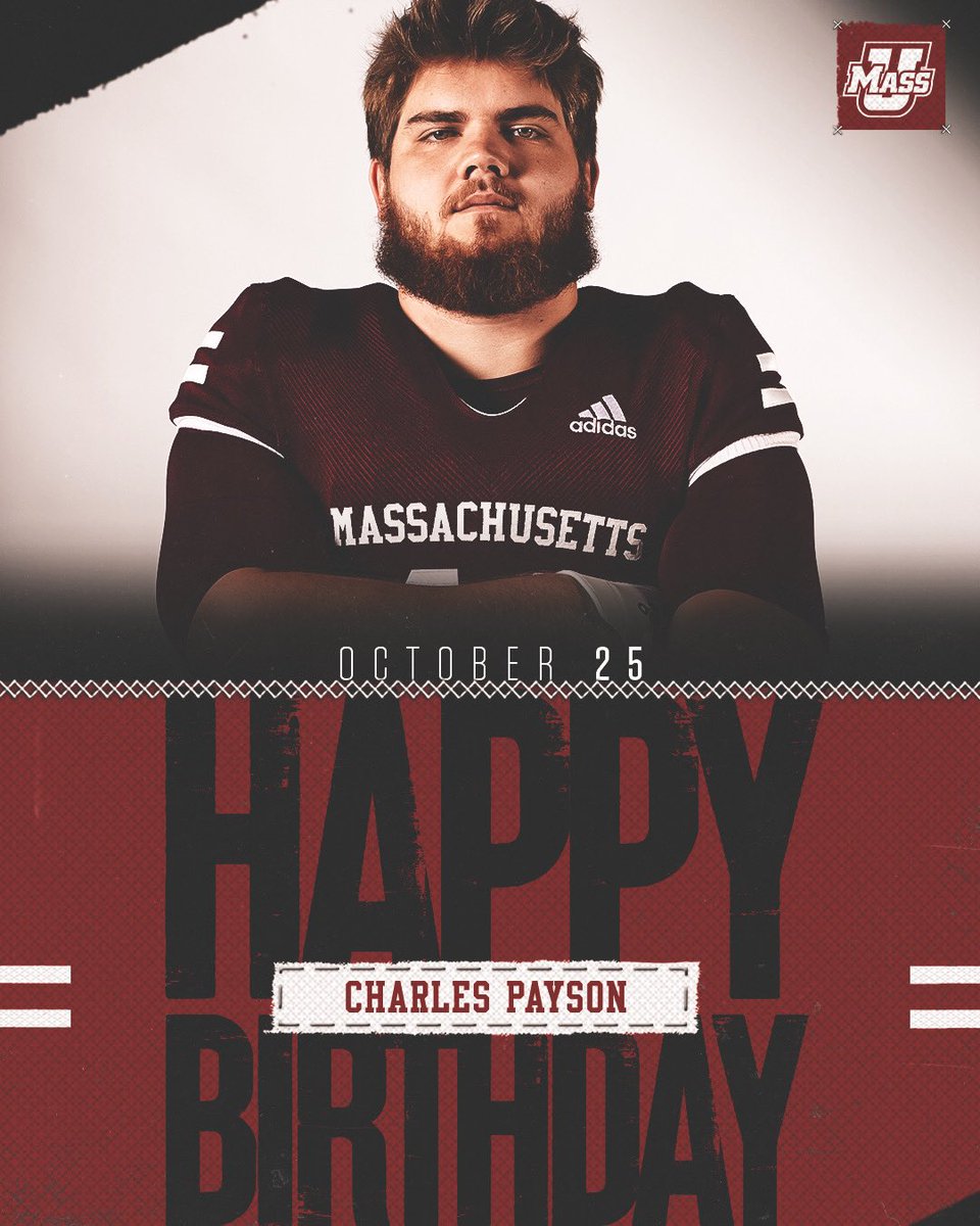 UMassFootball's tweet photo. Happy Birthday Charles!

#Flagship 🚩 https://t.co/yvK5Wb3Uo2