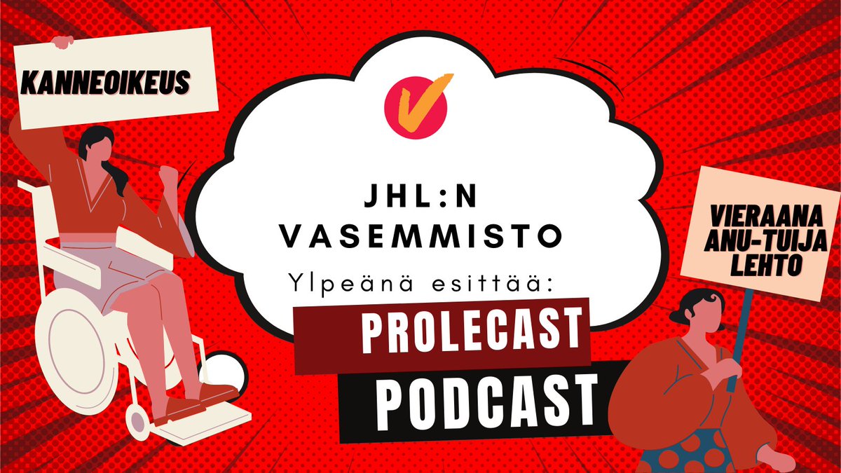jhlvasemmisto's tweet photo. #kanneoikeus on ay-liikkeen pitkäaikainen tavoite. Miksi se on tärkeä? Se selviää JHL:n vasemmiston podcastissa! Kuuntele Prolecast, koska reilut työehdot kuuluvat kaikille! Vieraana #SAK:n juristi @AnuTuijaLehto 
https://t.co/3cwWVs3jm2
#jhlvas #jhlVaalit22 #ayliike #prolecast https://t.co/YKmJ6RQDcL