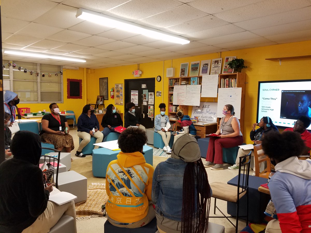 Amped Studio is in full swing at <a href="/BroadmoorHighBR/">Broadmoor Senior High School</a>  Read all about how our students are transforming themselves and transforming the world here! humanitiesamped.org/spotlights/amp…
