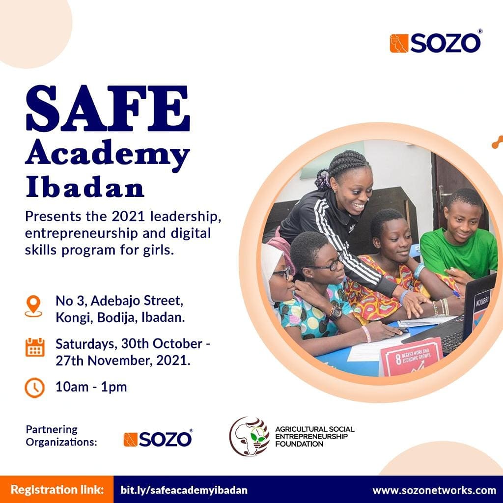 sozonetworks's tweet photo. The SAFE Academy

#sozonetworksimpacts #sozonetworks #sozoteenager #sozonetworksacademy https://t.co/tjiJhzrx94