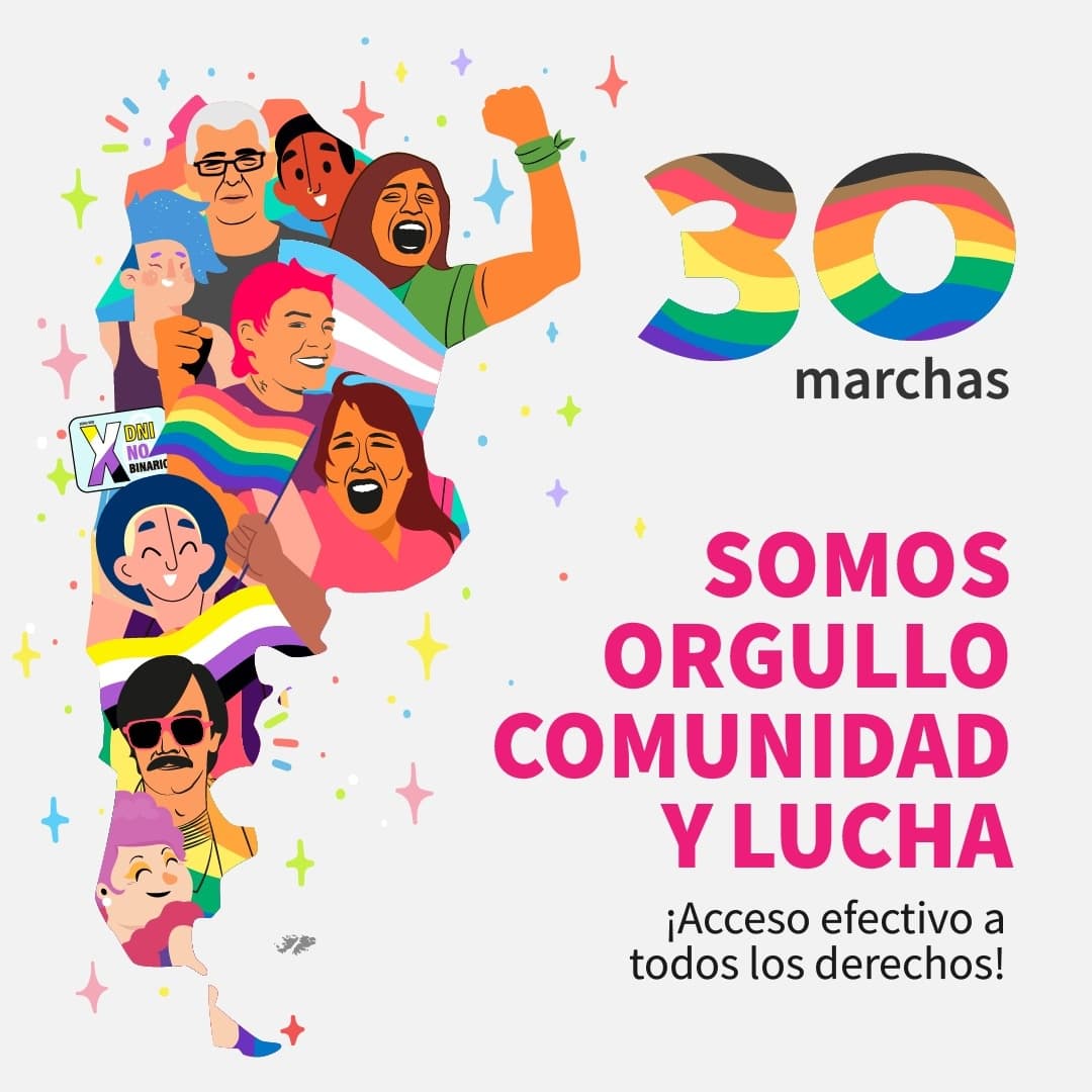 cienporcientodd's tweet photo. #30Marchas Volvemos a movilizarnos en todo el país para decir:

🏳️‍🌈 ¡Somos orgullo, comunidad y lucha! ¡Acceso efectivo a todos los derechos! 🏳️‍⚧️

Enterate cuáles son nuestras consignas 👇 https://t.co/KzxU0WTphX
