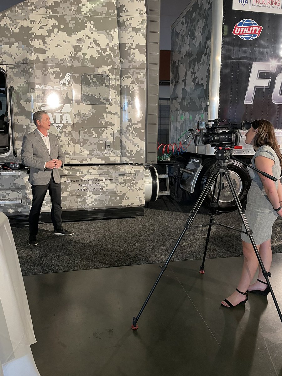 Former <a href="/TRUCKINGdotORG/">American Trucking</a> Chairman Randy Guillot talking to the local media about the #drivershortage. 

<a href="/ATAEconBob/">Bob Costello</a> just released a new estimate of the current shortage, READ MORE: trck.ng/Shortage21