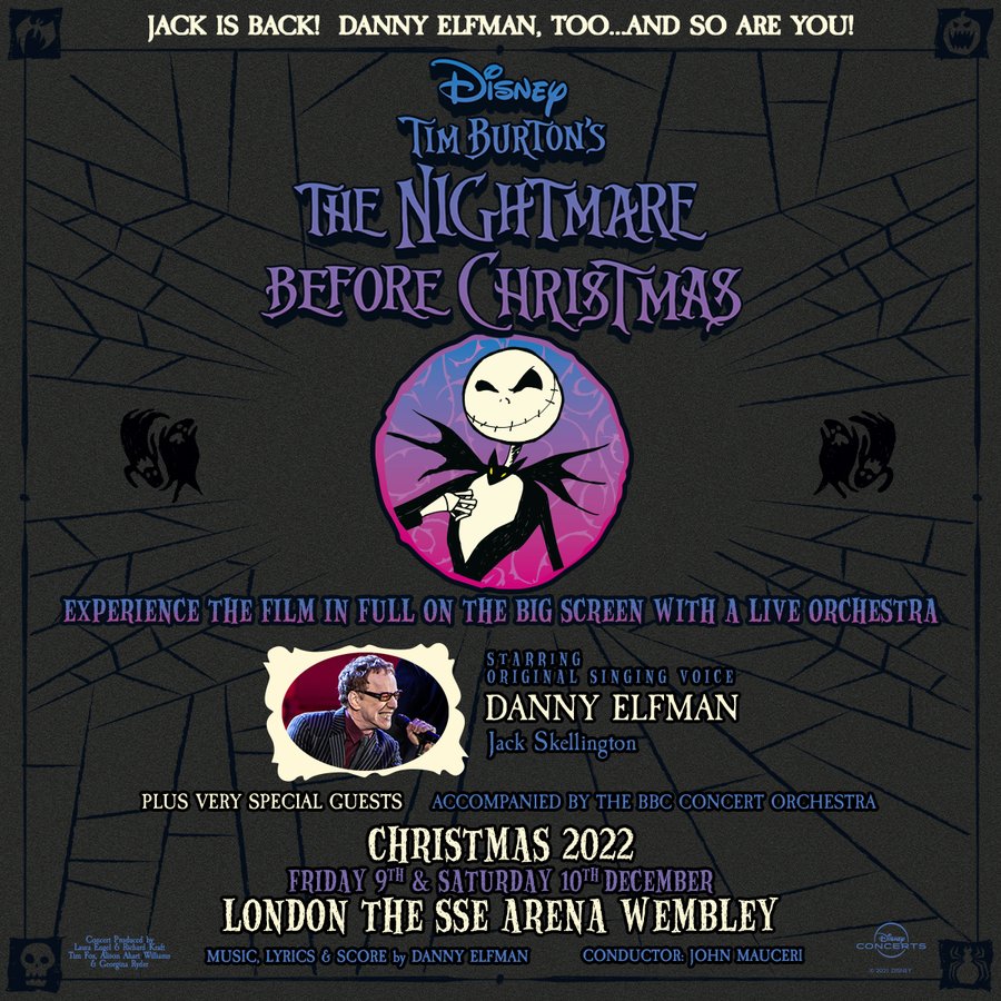 Does Mcdonalds Have Nightmare Before Christmas In Oct 2022 Tim Burton's The Nightmare Before Christmas Coming To Wembley Arena - How To  Get Tickets | Times Series