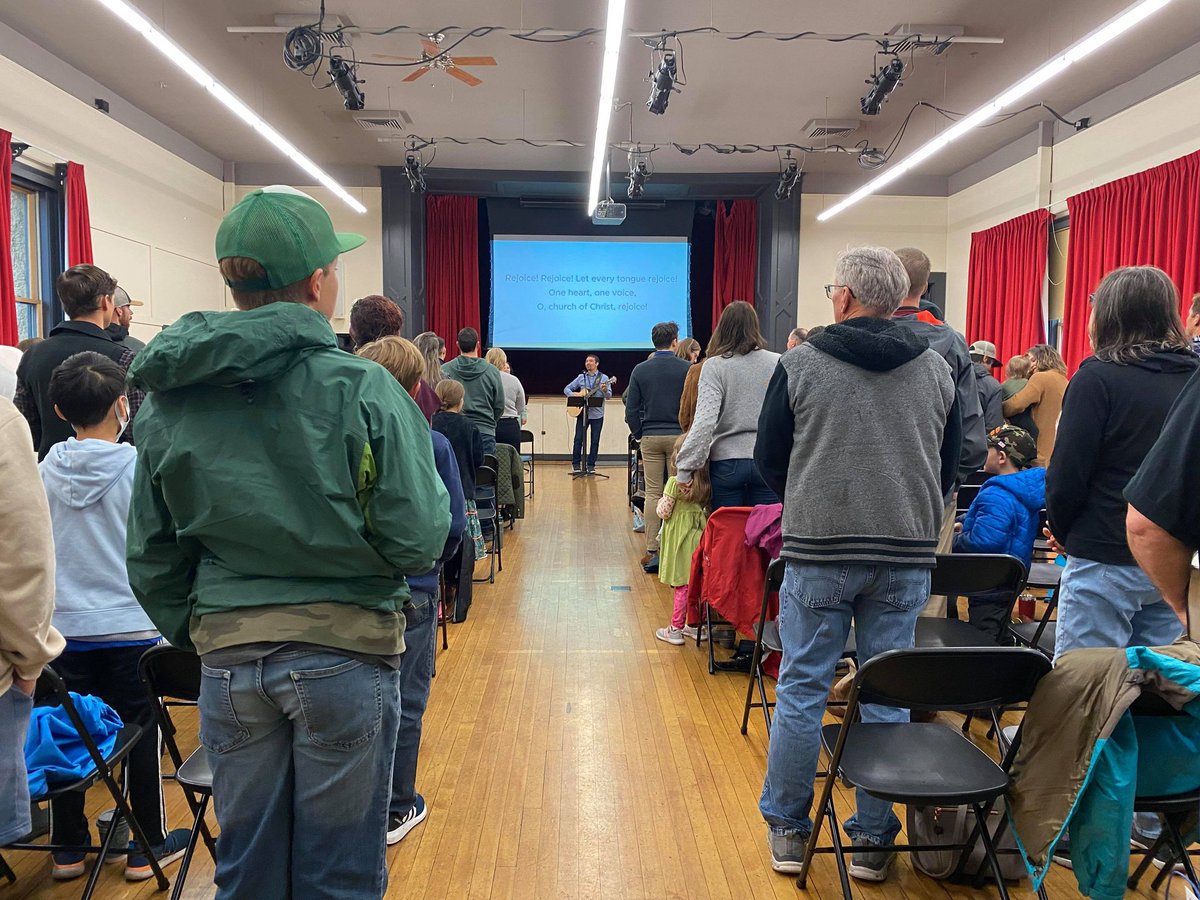 "...he has caused us to be born again to a living hope through the resurrection of Jesus Christ... (1 Peter 1:3)

Thank God for His grace to us on our Opening Sunday. Much grace is needed in the days ahead to minister to those whom God has sent our way. May Christ be praised!