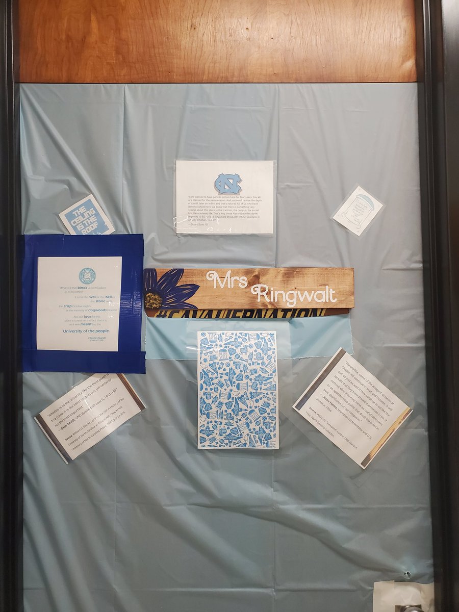 maringwalt's tweet photo. College Application Week may be over, but my door still looks pretty good! #gdtbth https://t.co/NchTxHansF