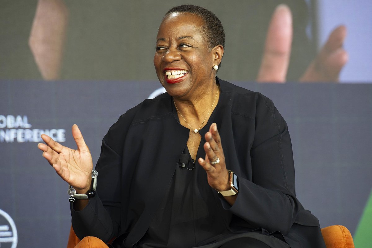 MilkenInstitute's tweet photo. Emmanuel Acho moderates a panel on ending the 'Shecession' and helping women return to work post-pandemic alongside Angela Williams, Jimmy Etheredge, Lisa Skeete Tatum, Dee Poku-Spalding, and Rachel Thomas.⁠

#MIGlobal https://t.co/Be5QTKx9LG