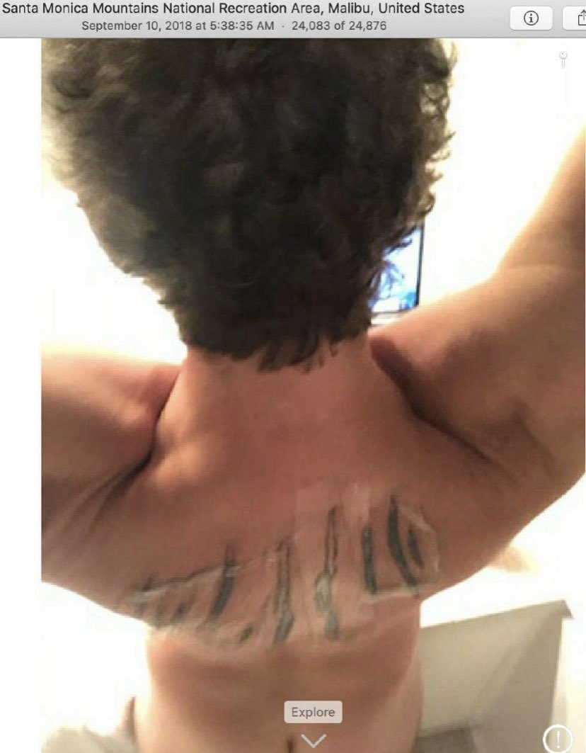JosephBryja's tweet photo. @JoeMama123451 @DonaldJTrumpJr Sorry for the gross explicit pictures of crackhead
Hunter Biden
Hunter Bidens tattoo is an exact map of finger lakes
in upstate New York, area famous for Underground
Railroad tunnels for transporting sex slaves, creepy
mansions and abandoned military bunkers. https://t.co/onzcCdaBuR