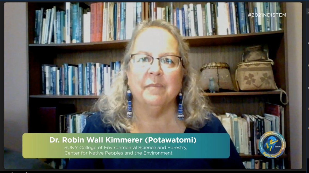 Wow! <a href="/SecDebHaaland/">Secretary Deb Haaland</a> member of the Pueblo of Laguna &amp; Sec of <a href="/Interior/">US Department of the Interior</a> inaugurating @sacnas #2021NDiSTEM &amp; mentioning #ecology as a career! Followed by Plenary presentation by Dr. Robin Wall Kimmerer, member of the Citizen Potawatomi Nation &amp; #botanist &amp; #ecologist at <a href="/sunyesf/">SUNY ESF</a>!