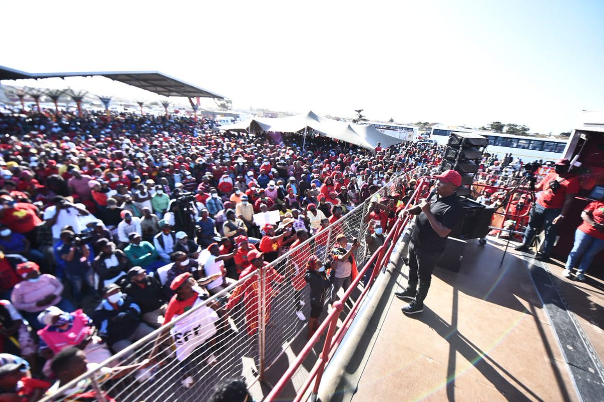 Bassil_Sabelo's tweet photo. #PutSouthAficansFirst clowns used to attack us and even make hashtags like #EFFIsDead.
They even said we are seeking postponement of elections because we aren't ready, little did they know ๐๐พ
Where are they now? https://t.co/Gh1mJiKNmK