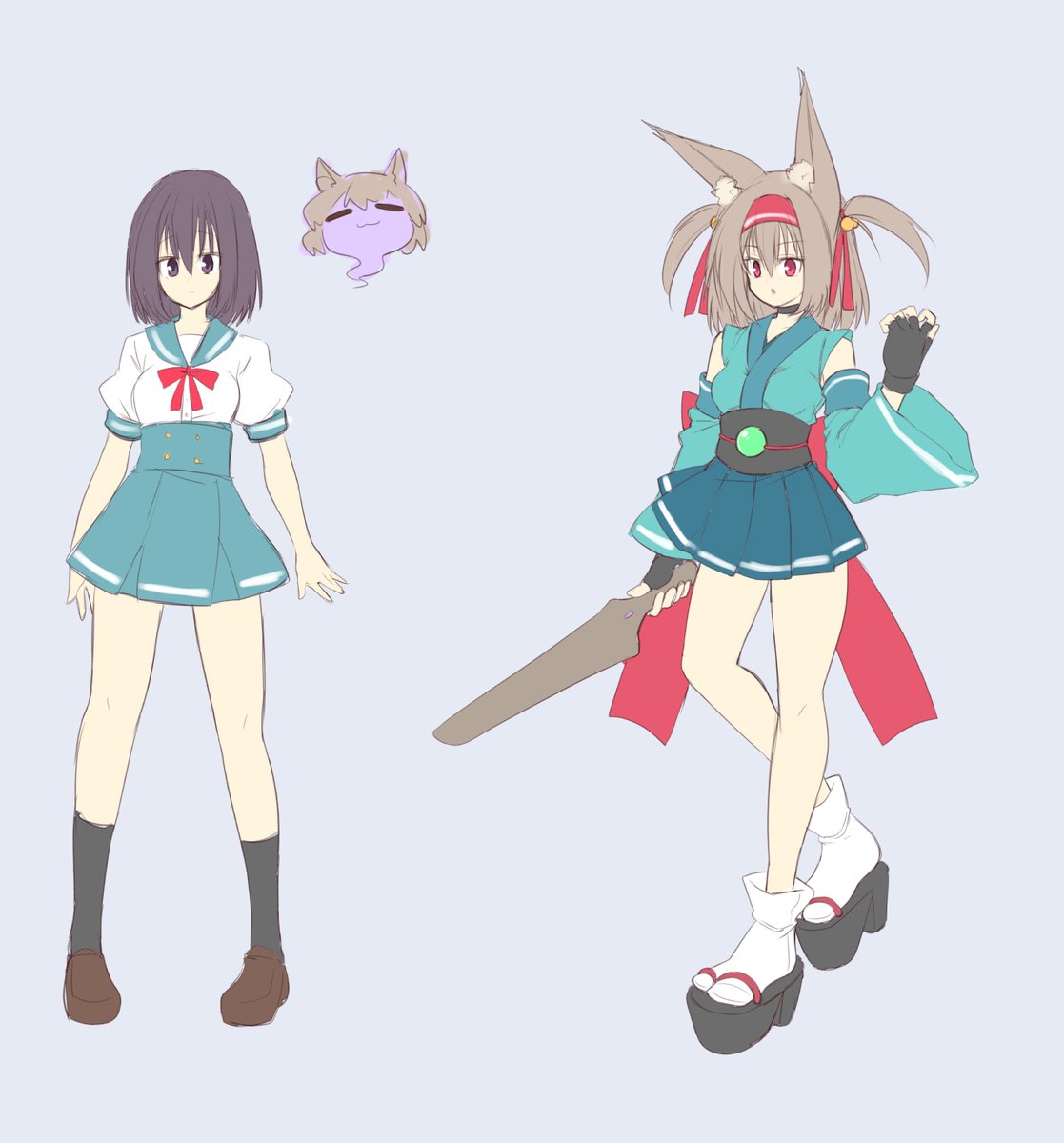 こっちのカラーも考えとる。 