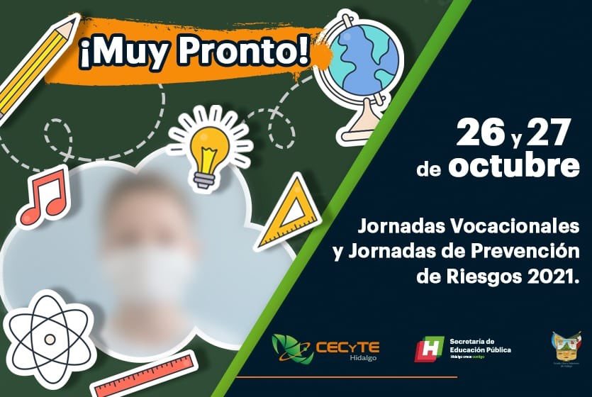 CECyTEHidalgo's tweet photo. 📣📣¡A V I S O   I M P O R T A N T E!

📌Mañana comienzan las Jornadas Vocacionales y Jornadas de Prevención de Riesgos 2021, a través de facebook live en punto de las 8:30. 🤓💻📲

¡No te lo pierdas!🤩👏🏻👏🏻

#JornadasCECyTEH2021 https://t.co/fRrrXuLklk