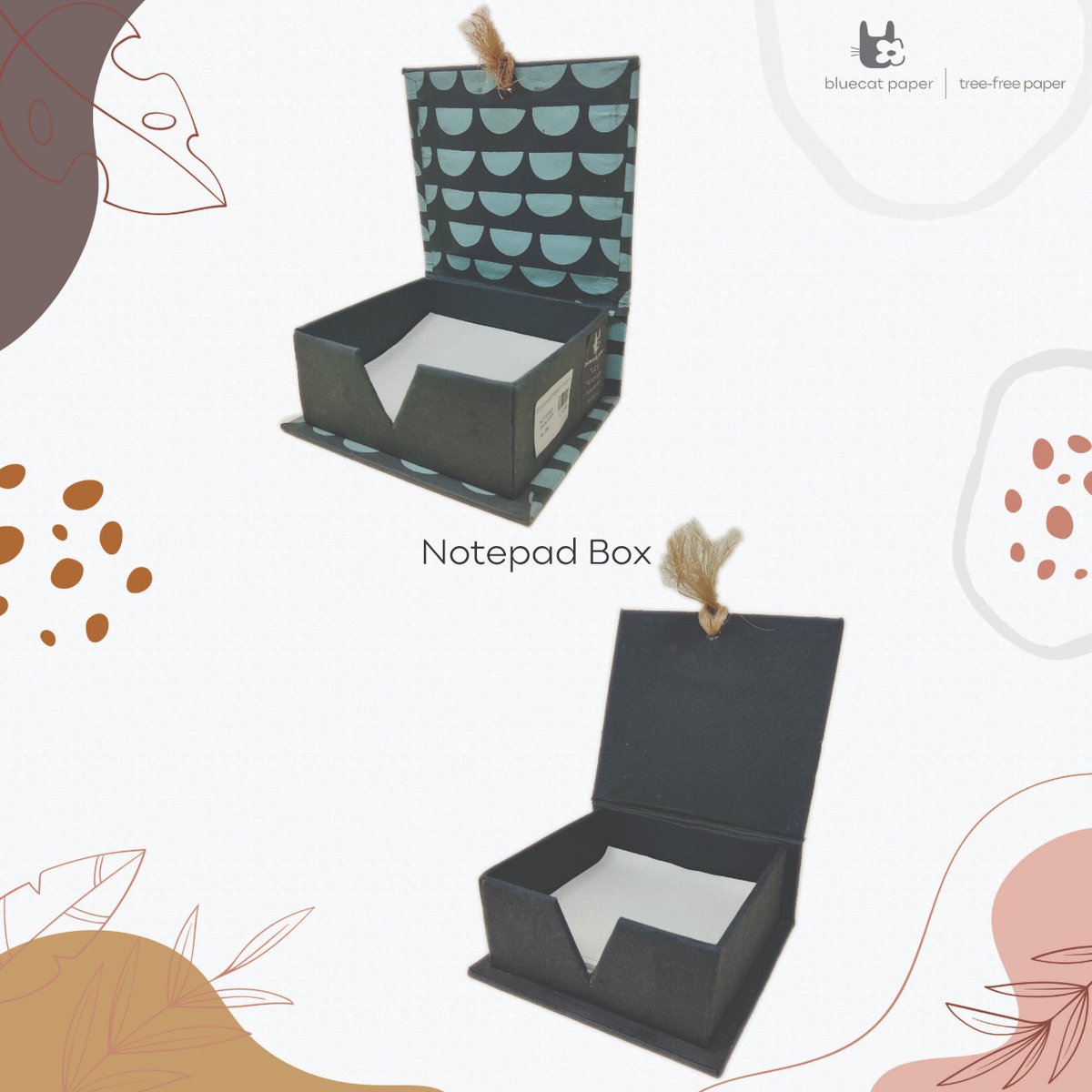 bluecatpaper's tweet photo. Help Sustainable practices go mainstream!
https://t.co/7aOMzNoNI2

#notepad #notepadbox #notepadholder #reducereuserecycle #zerowaste #zerowasteproduct #shopsmallbusiness #handmadepaper #treefreepaper #sustainablepaper #TreeFree #earthfriendlypaper #sustainablegifts #bluecatpaper https://t.co/AIX4rXnMDN