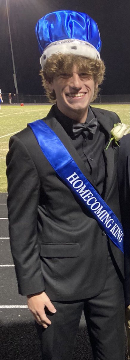 HPCA_Baseball's tweet photo. Congratulations to senior Sam Sapp on being named Homecoming King Friday night #cougarstrong https://t.co/unFzKO9Dsj