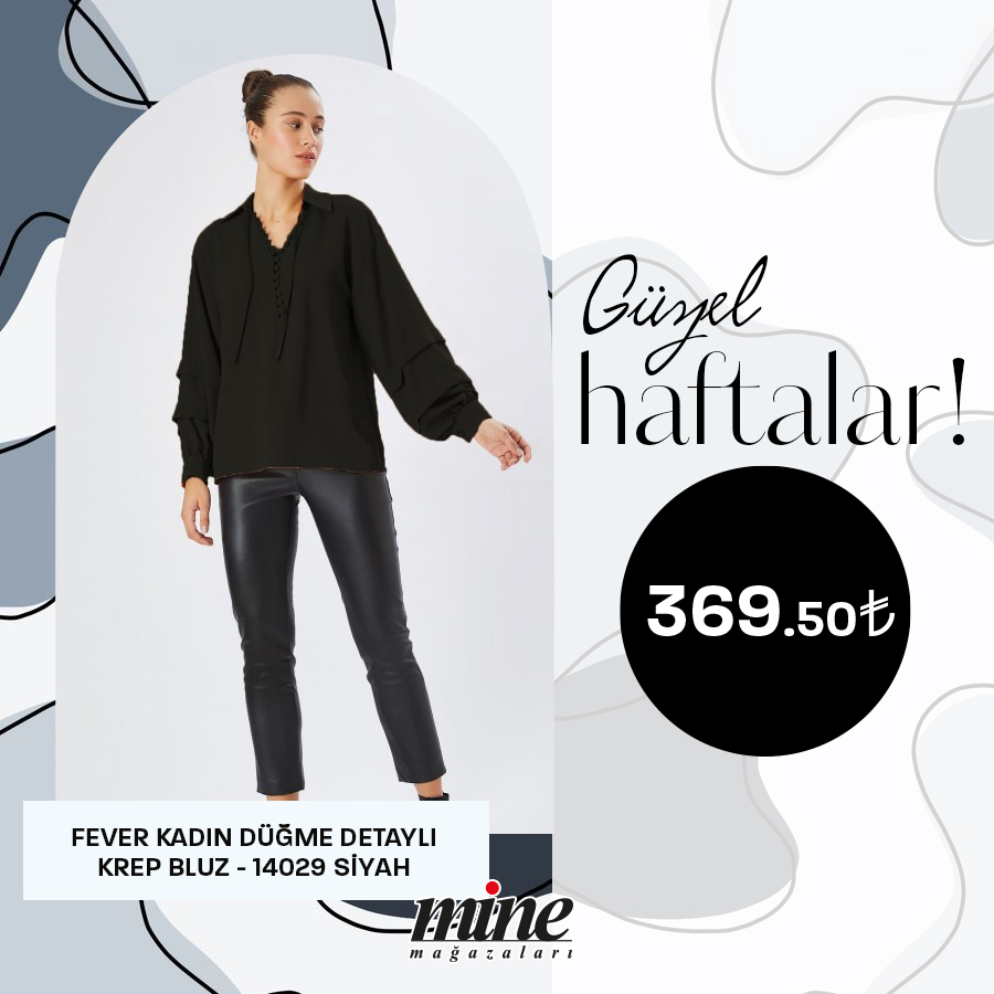 Mine sepetlerini doldururken mutluluk sepetlerini de doldurmayı ihmal etmeyin. :)

👚FEVER KADIN DÜĞME DETAYLI KREP BLUZ
👚 Ürün Kodu: 14029
👚 Ürün Bedeni: 38-40-44
👚 Ürün Fiyatı: 369,50 ₺

🎄 minemagazalari.com.tr
📱 0545 562 64 63
📍 Tarzın Adresi Mine Mağazaları

#moda