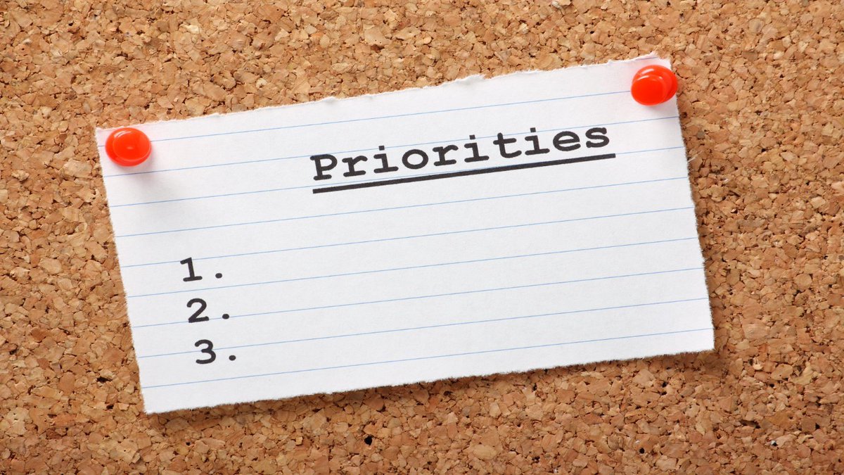 You can't do everything! What are your three priorities this week? #shinebrightedison #mlkspirit #bluelions 💙🦁