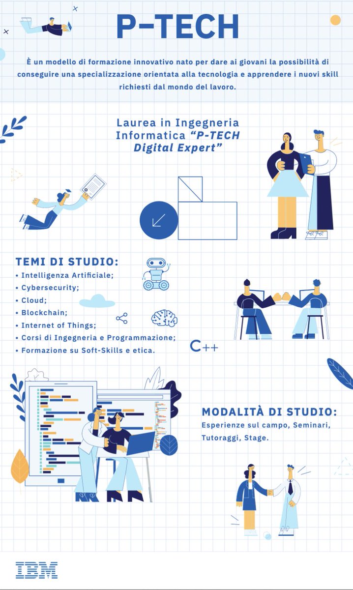#IBM @PTECHNETWORK, le scuole di #Rieti si uniscono al programma già presente a Taranto per conseguire il titolo di “Esperti digitali”

Il progetto ha l'obiettivo di creare nuove #Skill su #AI, diagnostica computerizzata, project management ibm.biz/ptechrieti