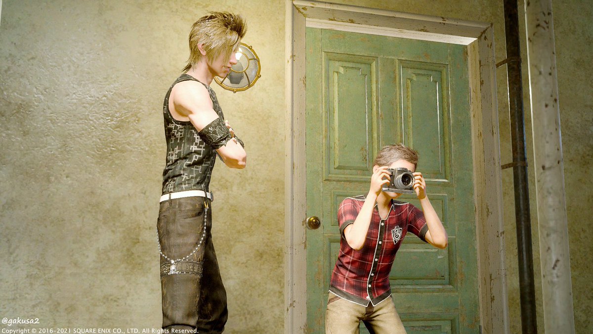 gakusa2's tweet photo. ๅชใใใๅ
ใใใ ใใญ
#FFXVWindowsEdition #Prompto #Talcott https://t.co/GsTRpMMk3o