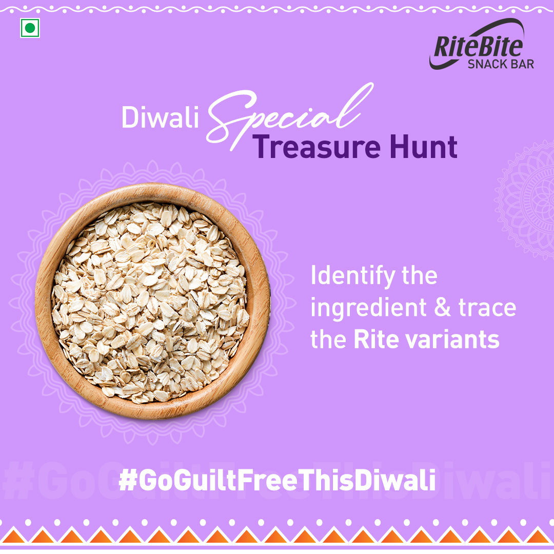 #ContestAlert To win:
1.Follow @RiteBiteNutritionBars 
2. Out of the 6 variants, trace the ones that have this ingredient
3. Mention your answers in the comments section below
2 lucky winners will receive exciting gifts from @RiteBiteNutritionBars
Hurry up!
#RiteBite #GoGuiltFree