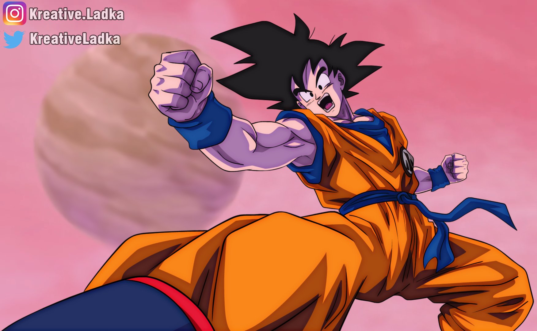 Goku 2D animation