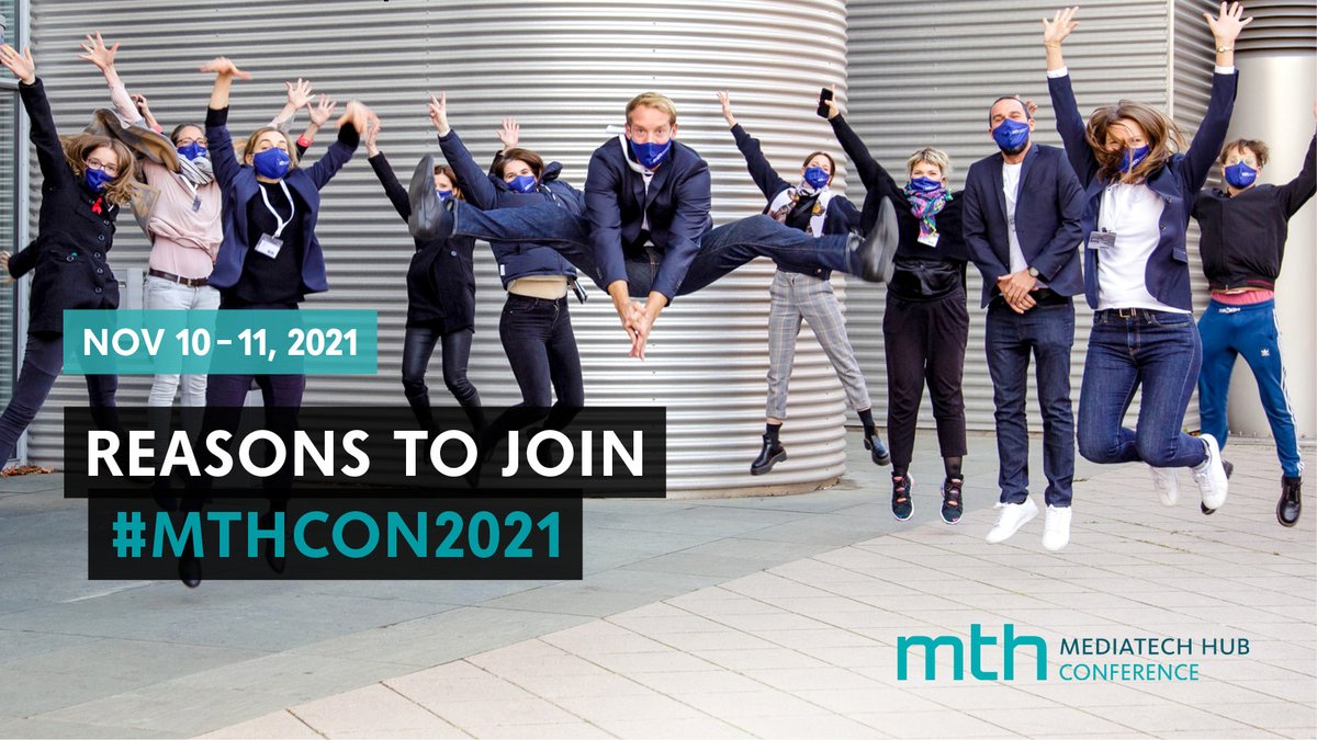 MTH_Conference's tweet photo. Why should you not miss out on #mthcon2021?
Here's the top 5 reasons why you should book your conference ticket now: https://t.co/EALYiKPQZE
We look forward to welcoming you on NOV 10-11 – LIVE at @SBabelsberg or ONLINE: https://t.co/S72BV15Ke9
#mbbfunded #mthpotsdam #mthcon https://t.co/lEn8nV7GyD