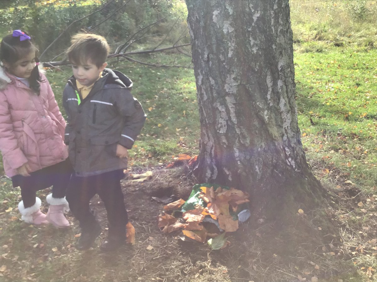 Primary 1 have created some cool hedgehog hotels in our hidden garden! <a href="/eastbankpri/">Eastbank Primary</a> #outdoorlearning