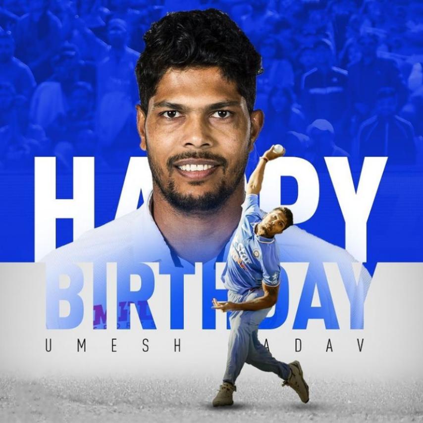 Happy birthday  Umesh Yadav  