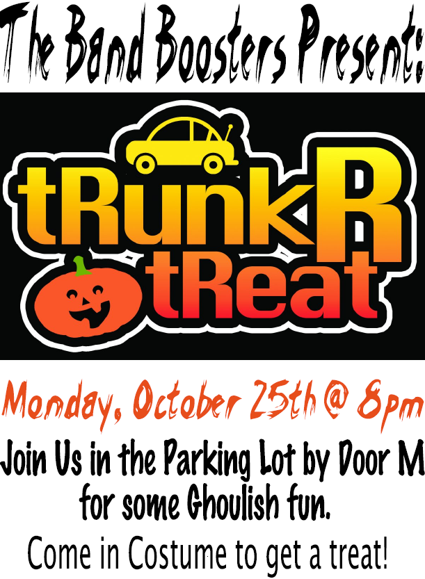 ClarkSchoolBand's tweet photo. 8th graders are invited to hang out with the @grimmerbands, @koltpride bands, and the @lcband.  Come in an awesome costume! https://t.co/MxiViy7FIw