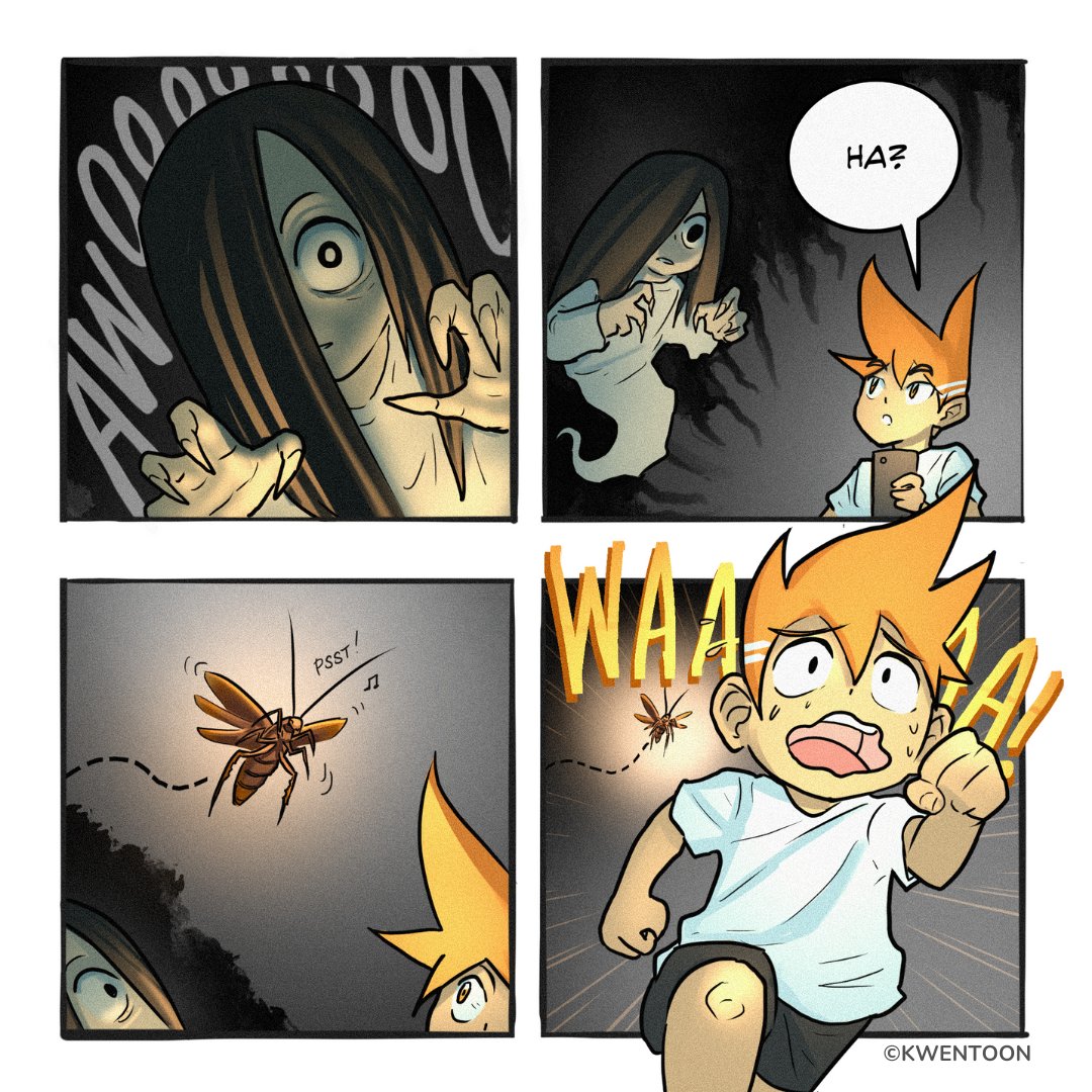 kwentoon's tweet photo. Flying cockroach lang ang katapat! 🪳👻 

#spooktober #spooktober2021 #halloween2021 #halloween2021 #artph https://t.co/69ZbLUt8BV