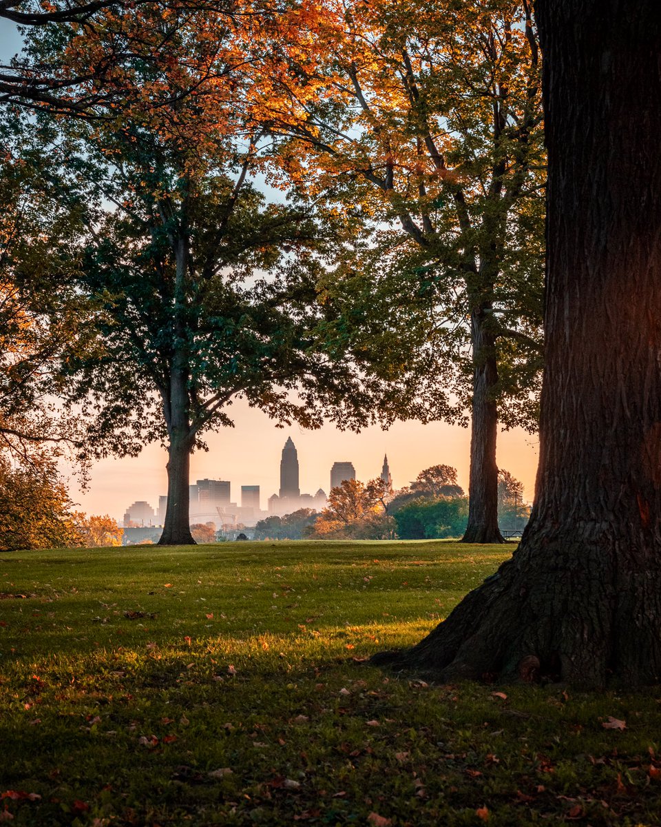 GabeWasylko's tweet image. Fall Skyline Frames in Cleveland, OH