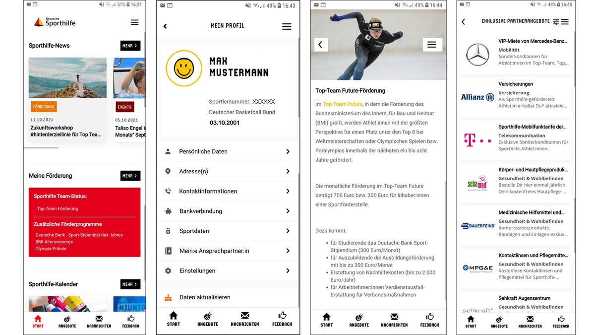 sporthilfe's tweet photo. Die #Sporthilfe hat ihre Plattform "Meine Sporthilfe" für alle geförderten Athlet:innen ausgerollt. Umgesetzt wurde die neue #App mithilfe der #lowcode-Technologie der @SiemensDE-Tochter @Mendix &amp; mit Unterstützung des Digitalen Beirats der Sporthilfe. 👉 https://t.co/OYHm3WxUke https://t.co/JftfIVTMKU