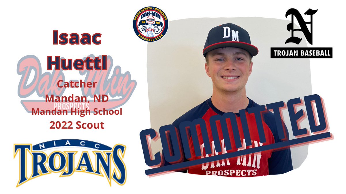 DakMinProspects's tweet photo. Congrats to @IsaacHuettl and his commitment to @NIACCBaseball @PBRMinnesota #dakminprospects #JucoBandit #niacc https://t.co/JmU2lbjn7h