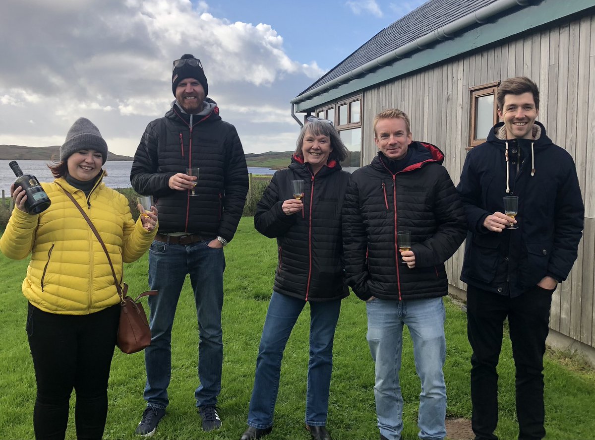 davidjbrodie's tweet photo. It’s a well known historic fact that when the Lords of the Isles ruled half the World from Finlaggan, they enjoyed a dram of @Bunnahabhain Stiùireadair, so it’s only right that our guests did too! 😂👍🥃 https://t.co/HVtXLuQAIl