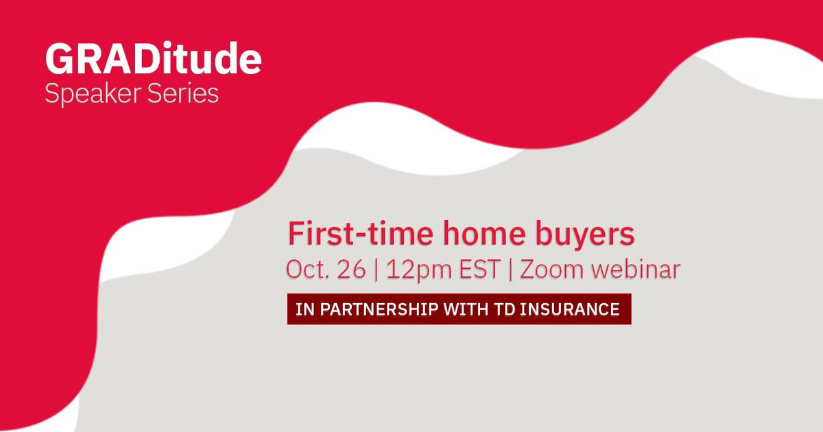 Are you thinking about buying your first home or interested in the home buying process? Join industry experts and #YorkU alumnae Michele Da Silva (BHRM ’07) and Stefania Giorgio (BA ’04) tomorrow at 12pm ET to learn more.

Register: bit.ly/3CgK8A0